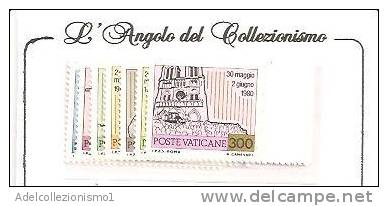 53423)n°7 Valori Vaticani - N°697-703 - Nuovi - Used Stamps