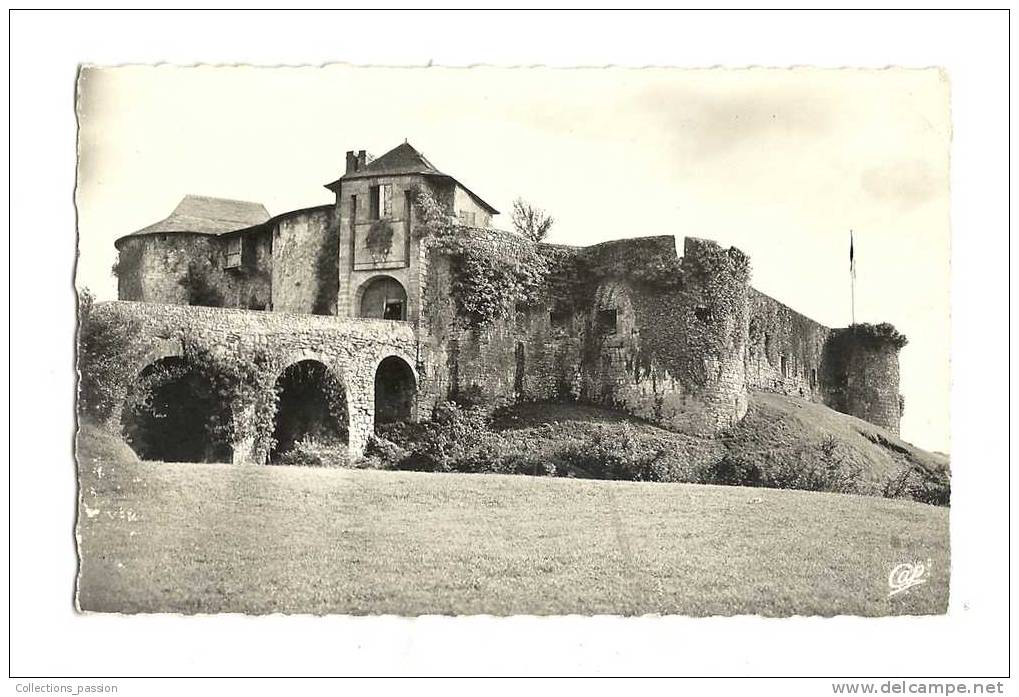 Cp, 64, Maulléon, Le Château-Fort, Voyagée - Mauleon Licharre