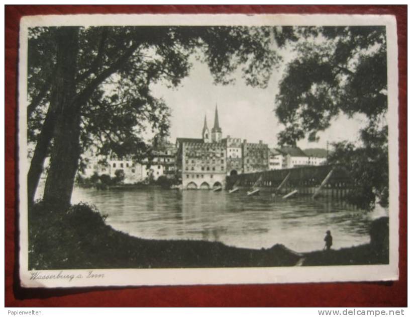 Wasserburg - Holzbrücke / Feldpost - Wasserburg A. Inn