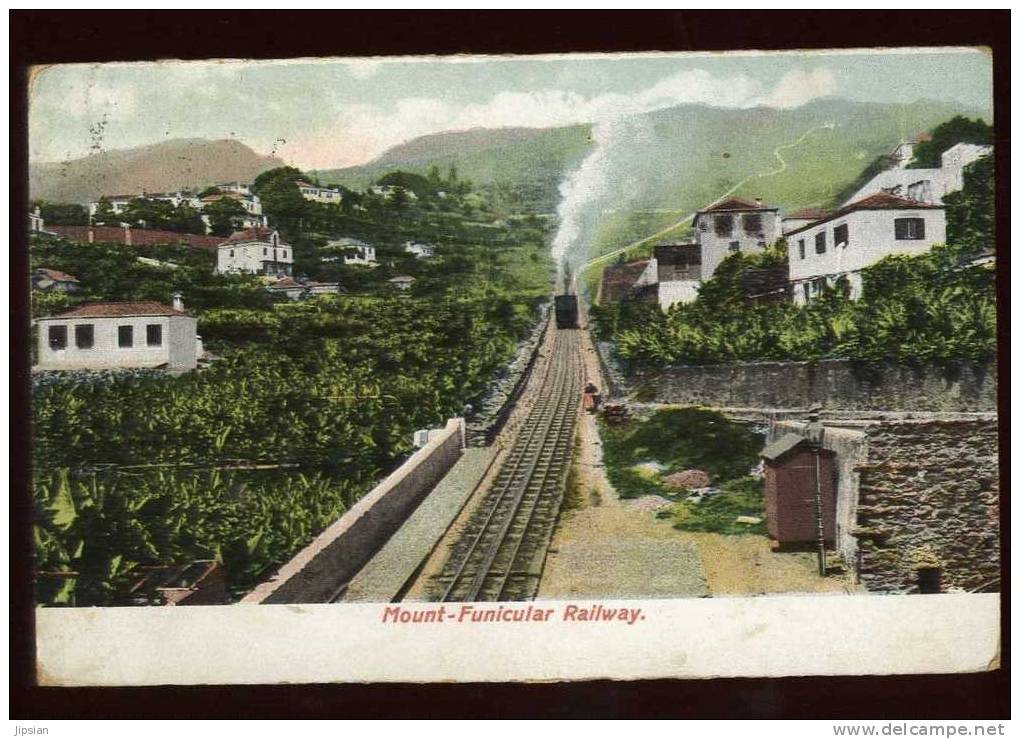 Cpa Du Portugal  Madère  Mount - Funicular Railway    ABE13 - Madeira