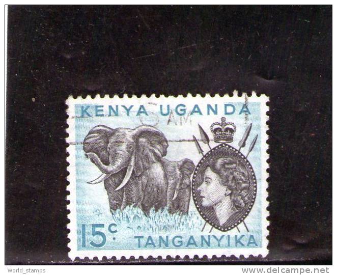 K.U.T. 1954-9 USED - Kenya, Oeganda & Tanganyika
