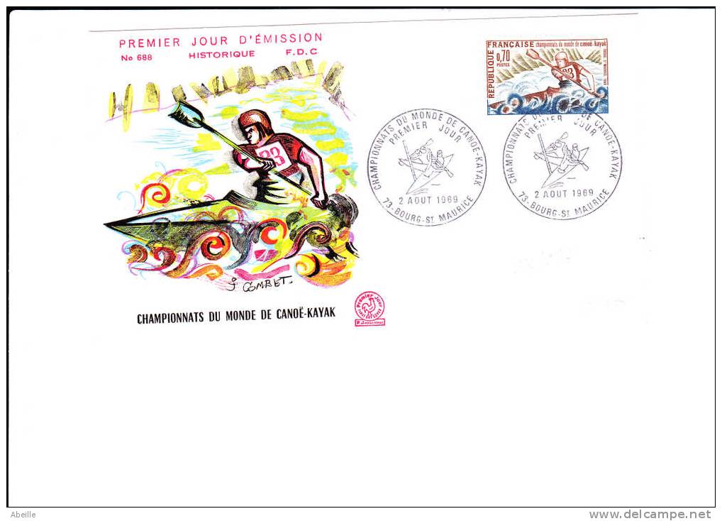 23/291   FDC   FRANCE - Canoe