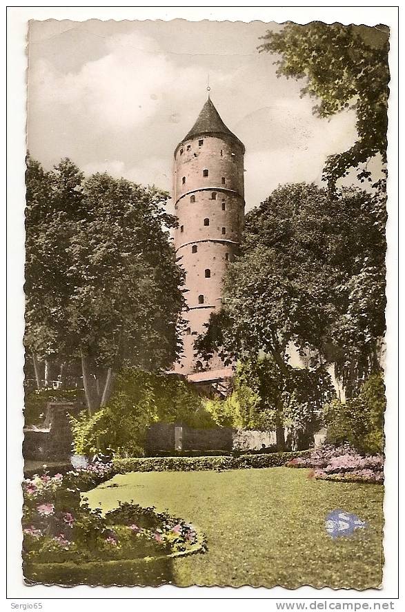 BIBERACH-RISS-EISSER TURM-traveled 1966th - Biberach