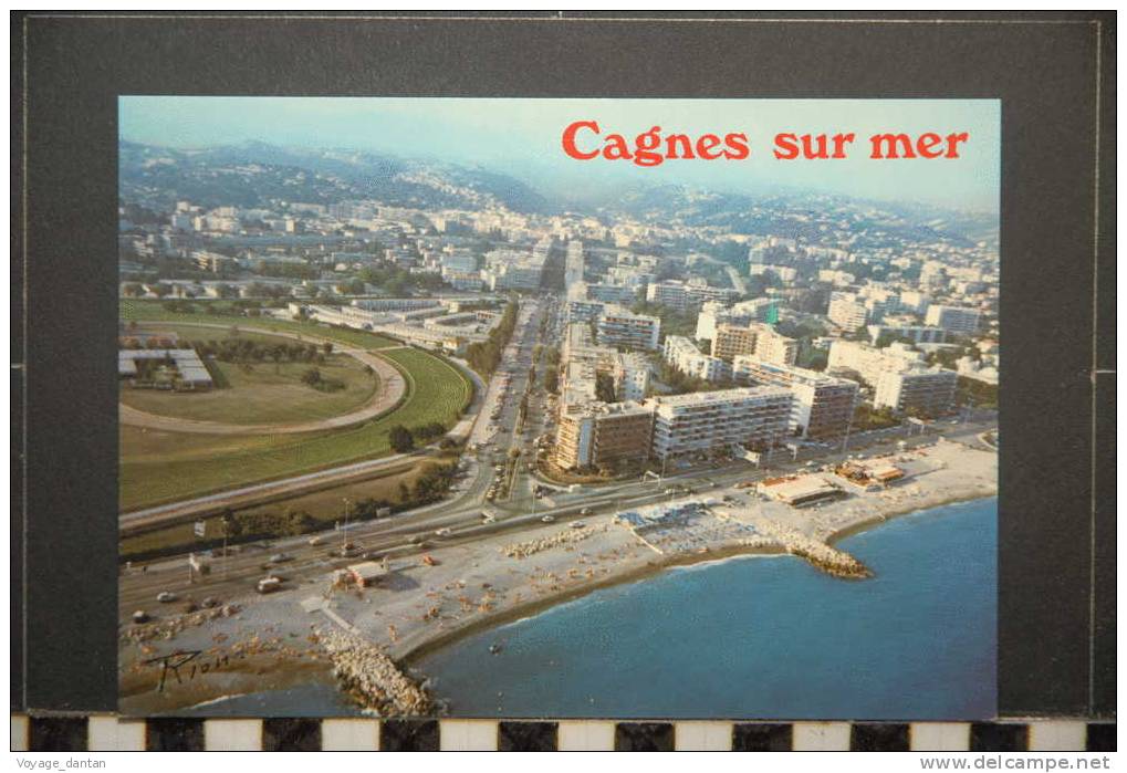 CAGNES SUR MER L'HIPPODROME BD KENNEDY VUE AERIENNE - Cagnes-sur-Mer