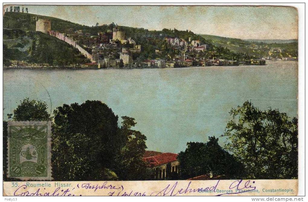 Constantinople  -   "Roumelie Hissar"   -  CPA 1906 - Turquia