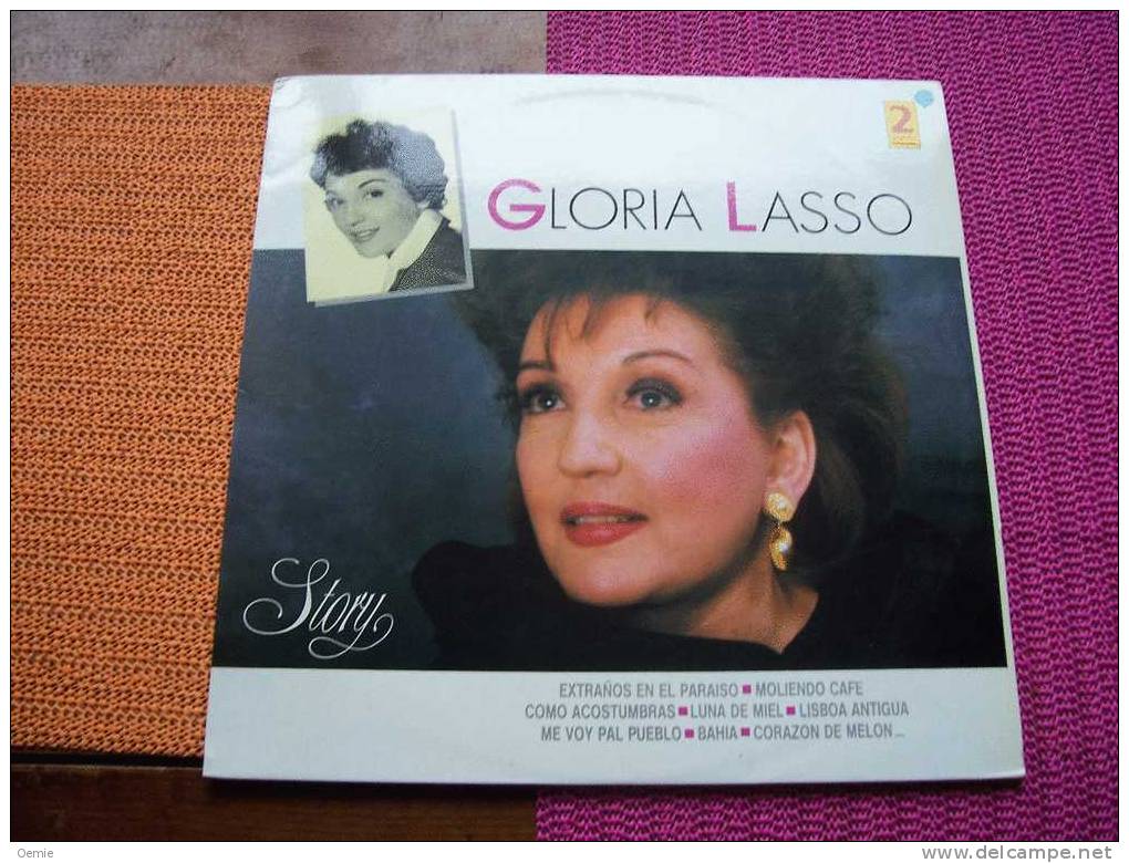 GLORIA  LASSO  °  CHANTE  EN  ESPAGNOL     °  ALBUM  2   DISQUES   °   REF LP 33420 T B 15 - Autres - Musique Espagnole