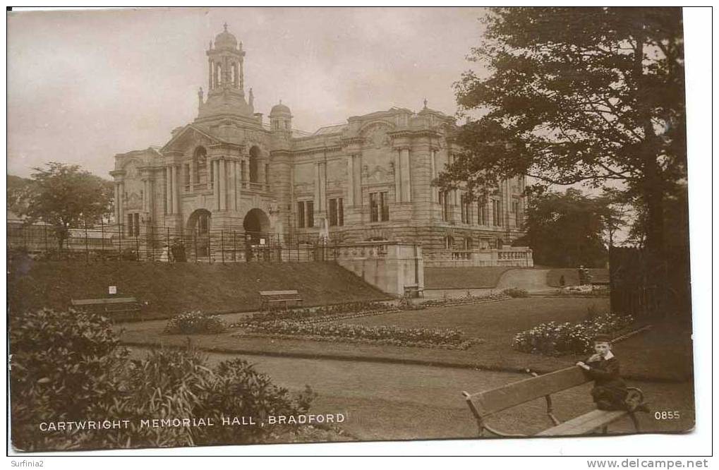 YORKS - BRADFORD - CARTWRIGHT MEMORIAL HALL RP 1924 450 - Bradford