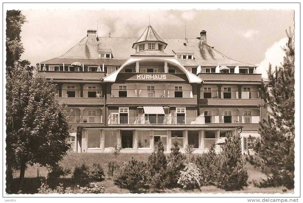 Kurhaus Höchenschwand Nah-Aufnahme Hochschwarzwald Stempel ! 1960 - Hoechenschwand