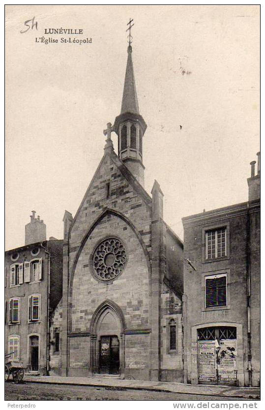 54 LUNEVILLE - L'Eglise St- Léopold - BON ETAT - Luneville