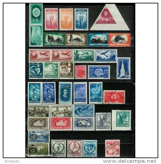 ROMANIA  1948  *  YEAR SET  * - Collections