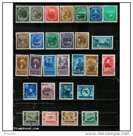 ROMANIA  1951  *  YEAR SET  * - Collections