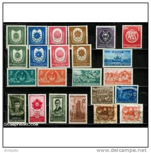 ROMANIA  1951  *  YEAR SET  * - Collections