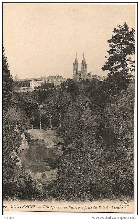 L700.2590 - Coutances - 62 Echappée Sur La Ville, Vue Prise Du Bois Des Vignettes - ND - Coutances