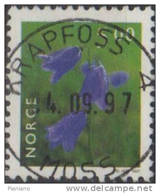 PIA - NOR - 1997 : Fiori - Campanula - (Yv 1190) - Used Stamps