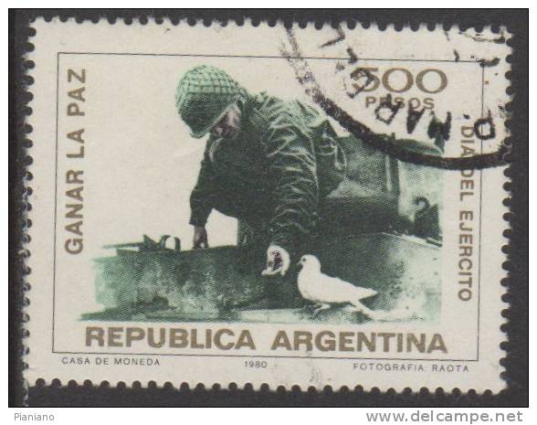 PIA - ARGENTINA - 1980 : Giornata Dell´ Esercito -  (Yv  1222) - Gebraucht