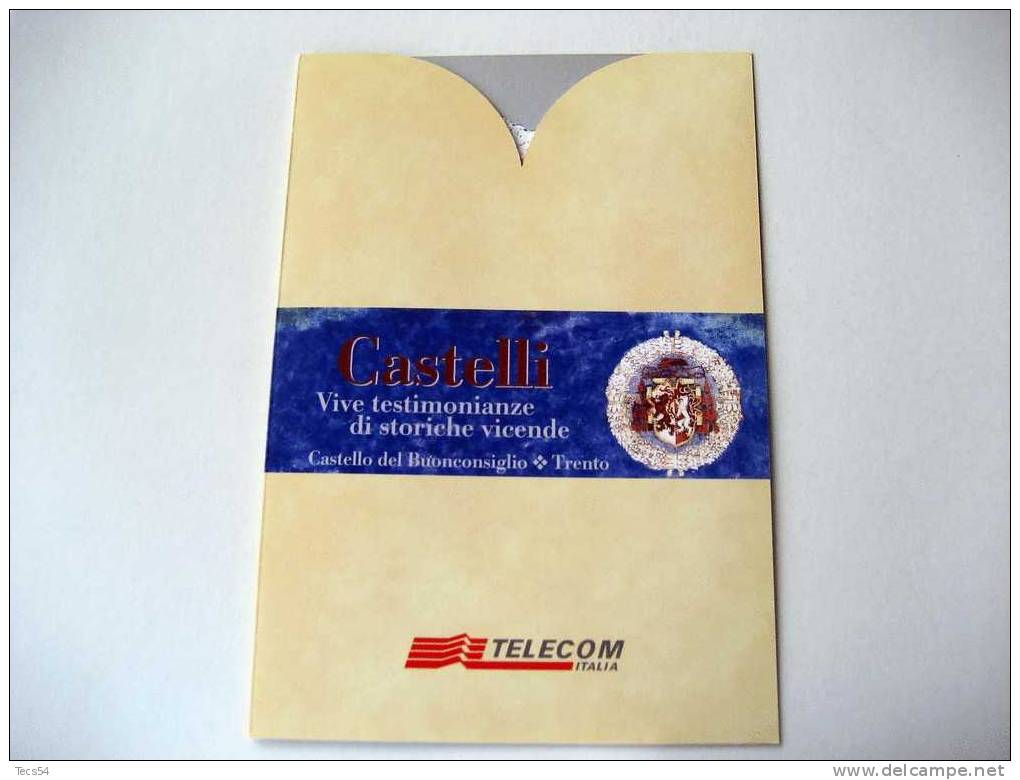 OCCASIONE FOLDER  C&C 3051FU - TRENTO CASTELLO DEL BUON CONSIGLIO  -  VUOTO SENZA SCHEDA PERFETTO - Openbare Reclame