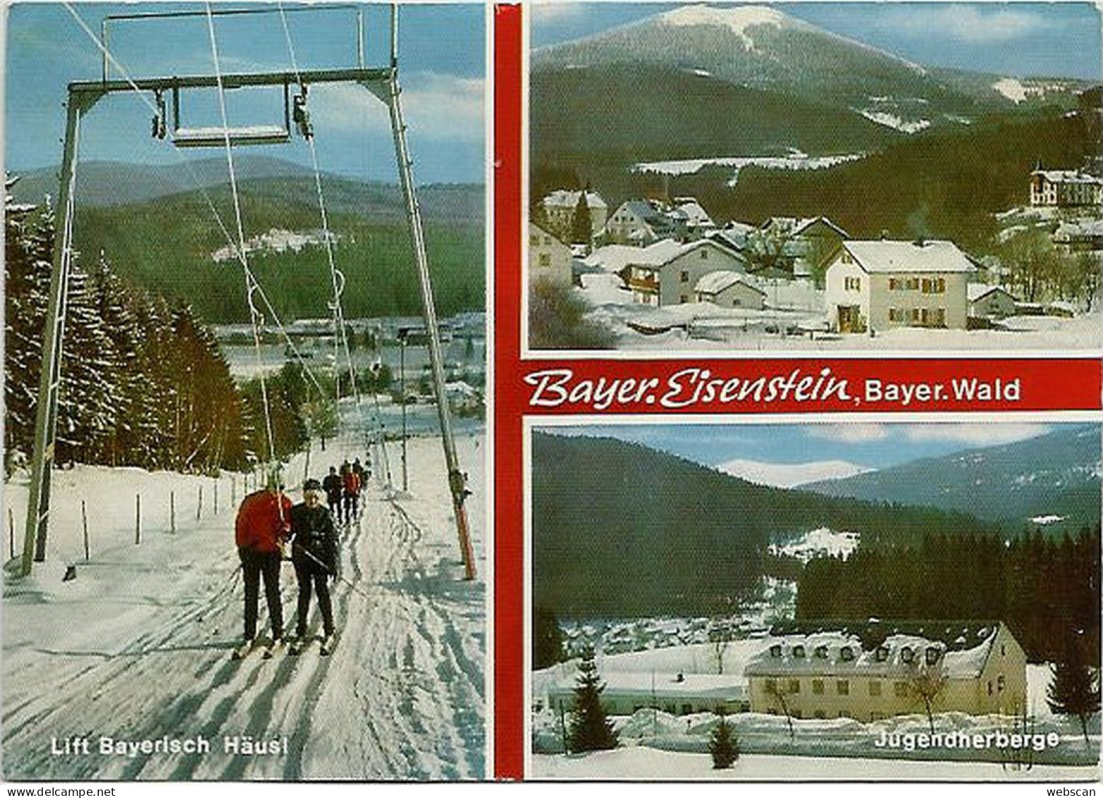 6 AKs Bayerisch Eisenstein Versch. Motive 4x Mehrbild U.a. Arber + Skilift JuHe # - Regen