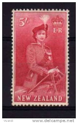 New Zealand - 1954 - 5 Shilling Definitive - MH - Ongebruikt