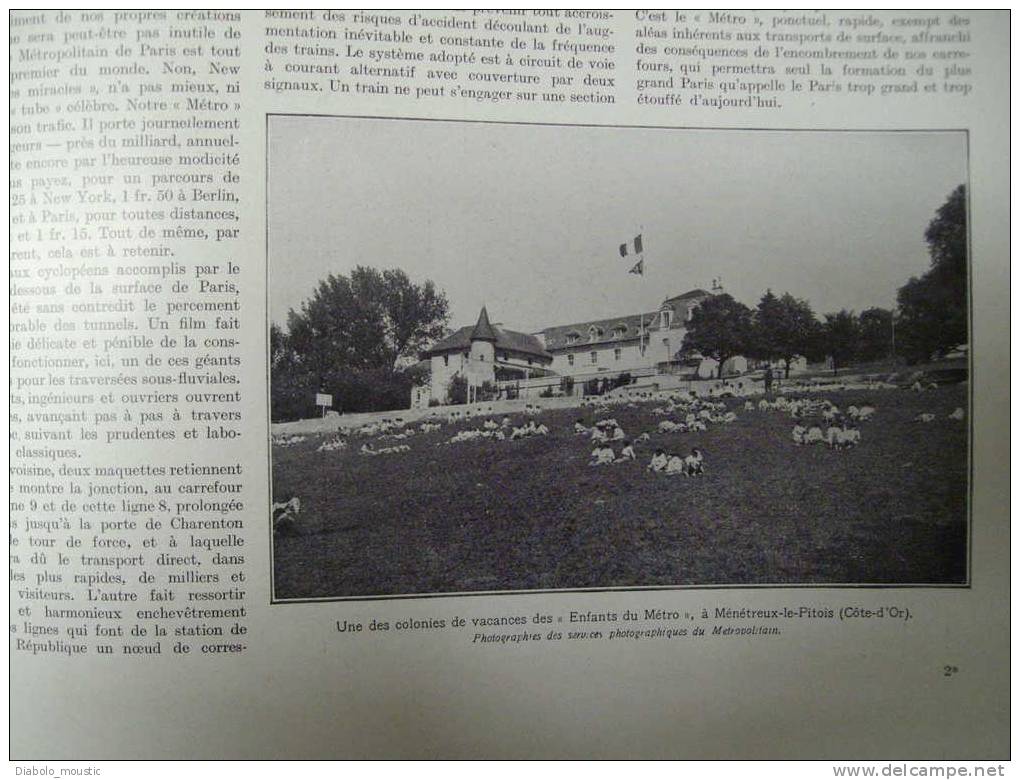 1931 :Pierre LAVAL ; Extrême-Orient ; Le TANK-AMPHIBIE ;Les AVIONS RAPIDES ; Nos frères les BÊTES ; Ménétreux-le-Pitois