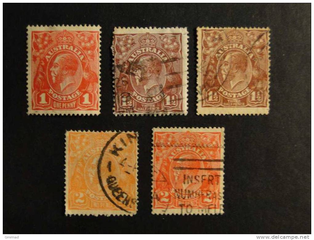 Georges V 1913 - Used Stamps