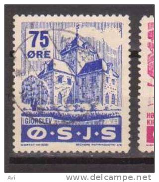 Denmark Local Railway Parcel Post, . O.S.J.S. 75 Ore No.49 . Used - Trains