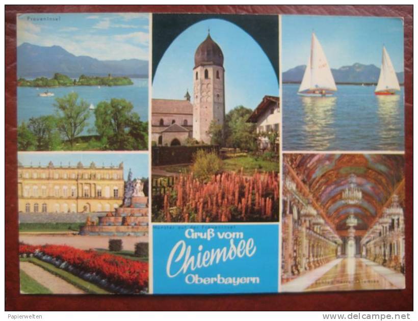 Chiemsee - Mehrbildkarte "Gruß Vom Chiemsee, Oberbayern" - Chiemgauer Alpen