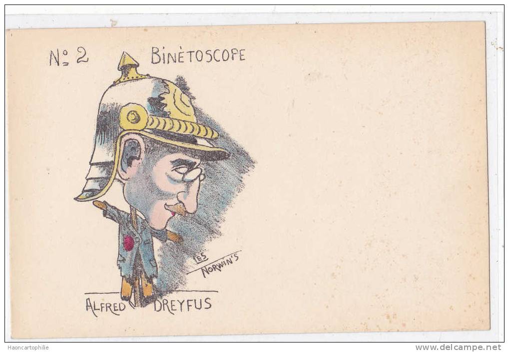 Caricature De Dreyfus Par Norwin´s Theme Judaisme , Judaica - Norwins