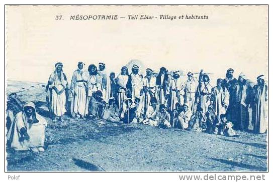 TELL EBIAR  (mesopotamie)  Village Et Habitants   (20073) - Iraq