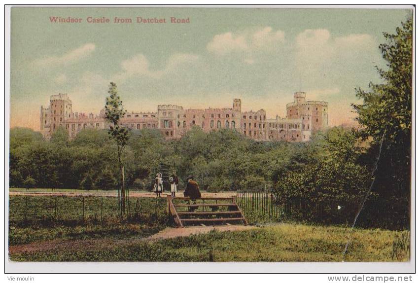 ANGLETERRE WINDSOR CASTLE FROM DATCHET ROAD BELLE CARTE - Windsor Castle