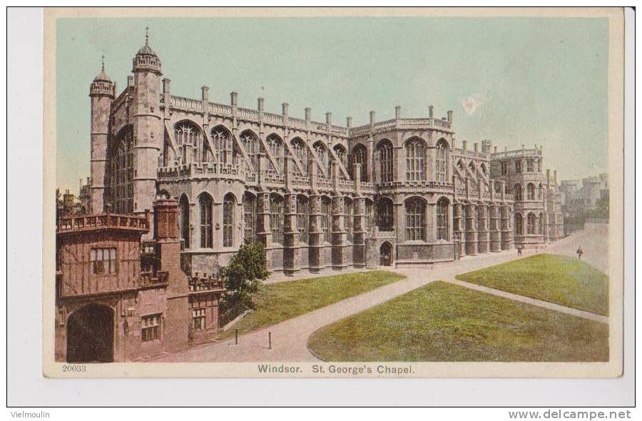 ANGLETERRE WINDSOR ST GEORGE´S CHAPEL  BELLE CARTE - Windsor