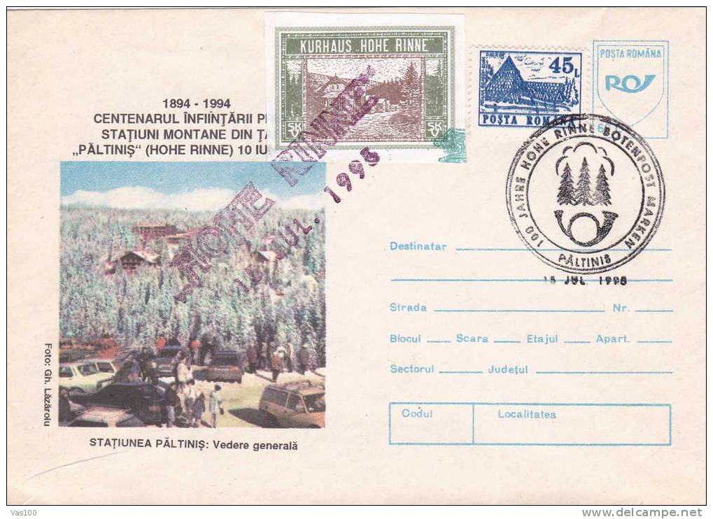 Local Post HOHE RINNE 1994-99 Covers 3X Cinderellas Stamps Special Cancell Stationery Romania. - Emissions Locales