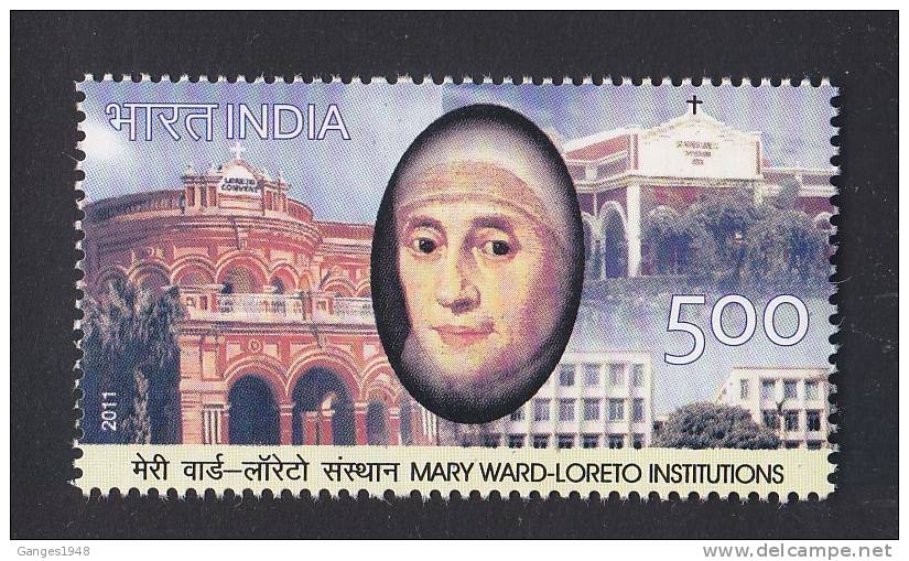 2010  Sister Mary Ward  Loretto Institutions # 20536 S India Inde Indien - Neufs