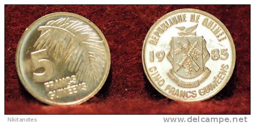 1985 GUINEA 5 FRANCS COIN - UNCIRCULATED! - Guinée