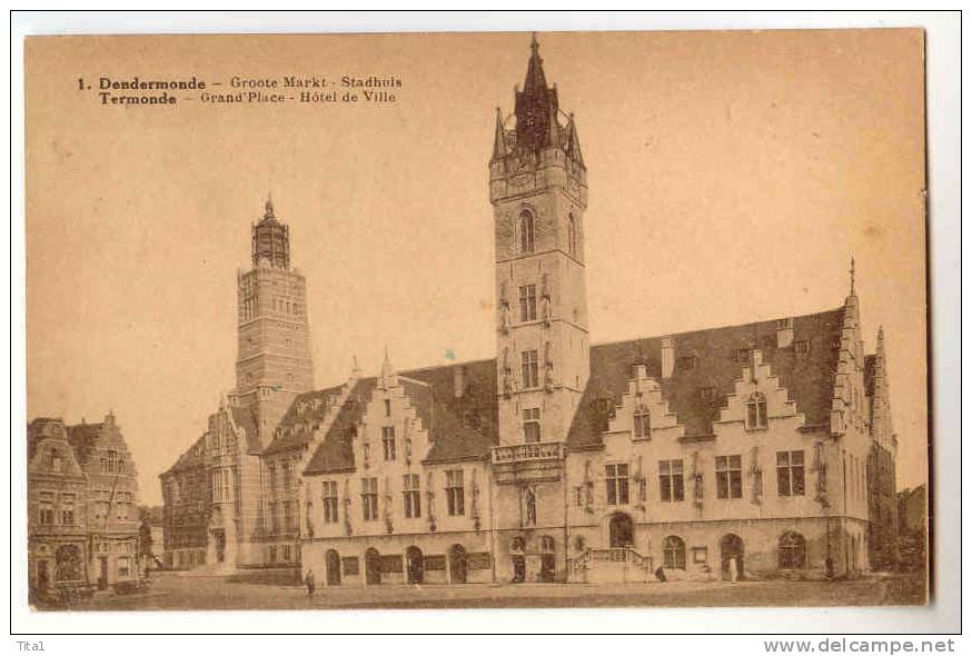 D4766 - Dendermonde - Grote Markt - Stadhuis - Dendermonde