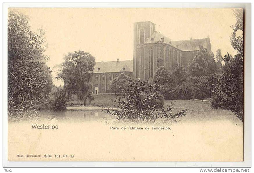 D4780 -  Westerloo - Parc De L' Abbaye De Tongerloo " Nels Série 104 N° 12" - Westerlo