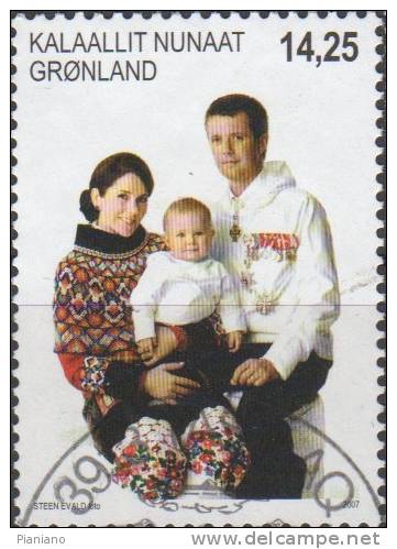 PIA - GROENLANDIA - 2007 : Principe Ereditario Frederick E Principessa Mary - (Un 475) - Used Stamps