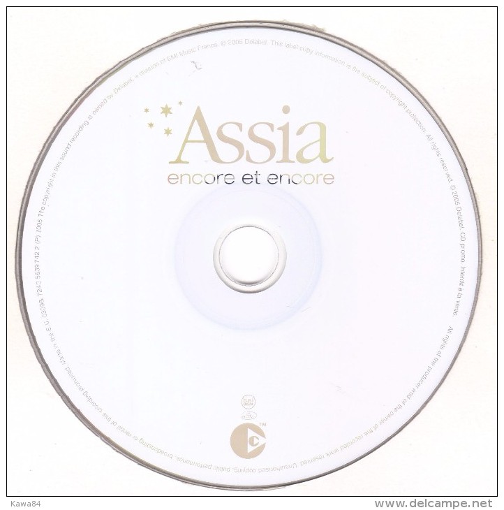 CD Assia " Encore Et Encore " Promo  Europe - Collector's Editions