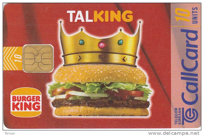 Ireland, 1170, 10 Units, Burger King, 2 Scans. - Irlande