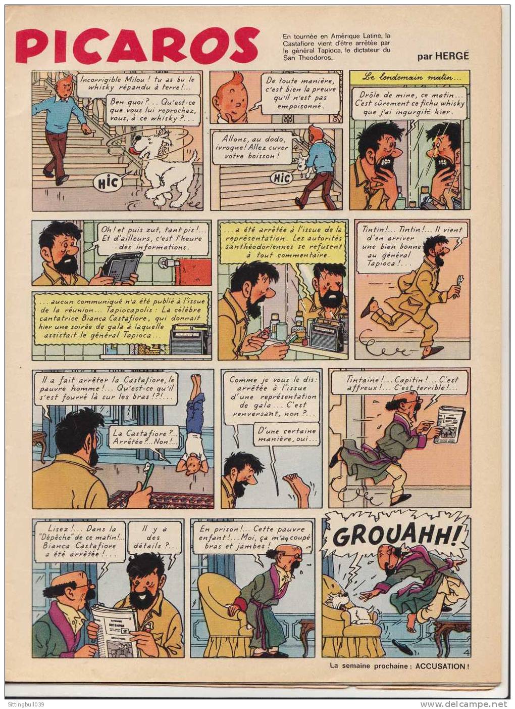 TINTIN Nouveau. Nouvelle Série. N°2 - N° 142 Du 23 Sept. 1975. Tintin Yoga, Tournesol, Milou, En 1ère De Couverture - Tintin