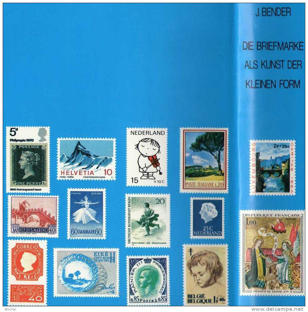 Die Briefmarke Als Kunst 1977 Antiquarisch 20€ Fachbuch Für Sammler Zum Entstehen Der Postwertzeichen Als Kunstwerk - Filatelie