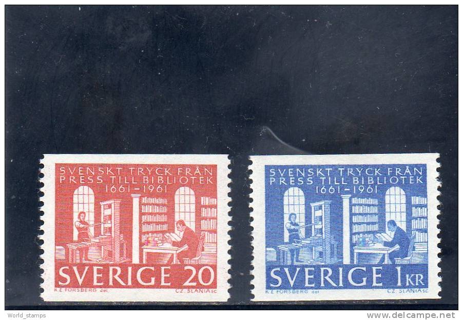 SVEZIA 1961  ** - Neufs