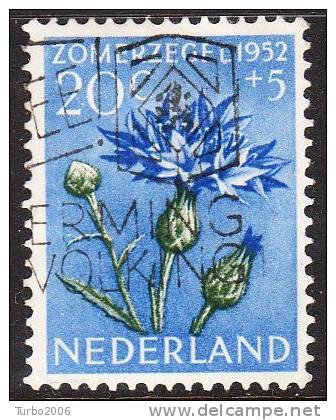 1952 Zomerzegels 20 + 5 Cent Korenbloem  NVPH 587 - Usados