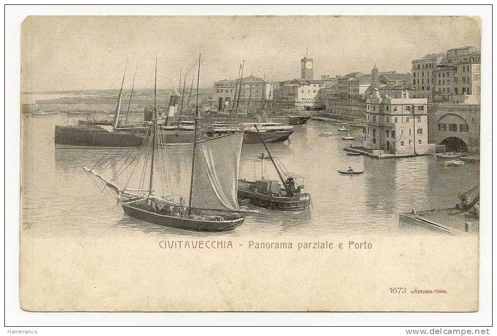 Civitavecchia - Panorama Parziale E Porto - Roma - HP169 - Civitavecchia