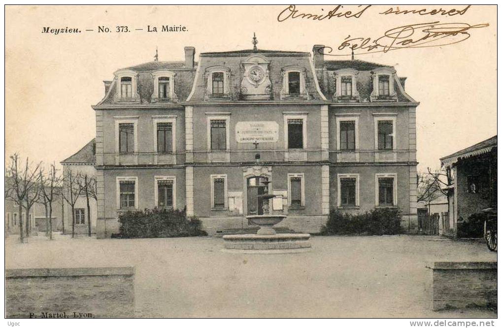 CPA - 69 - MEYZIEU - La Mairie - 087 - Meyzieu