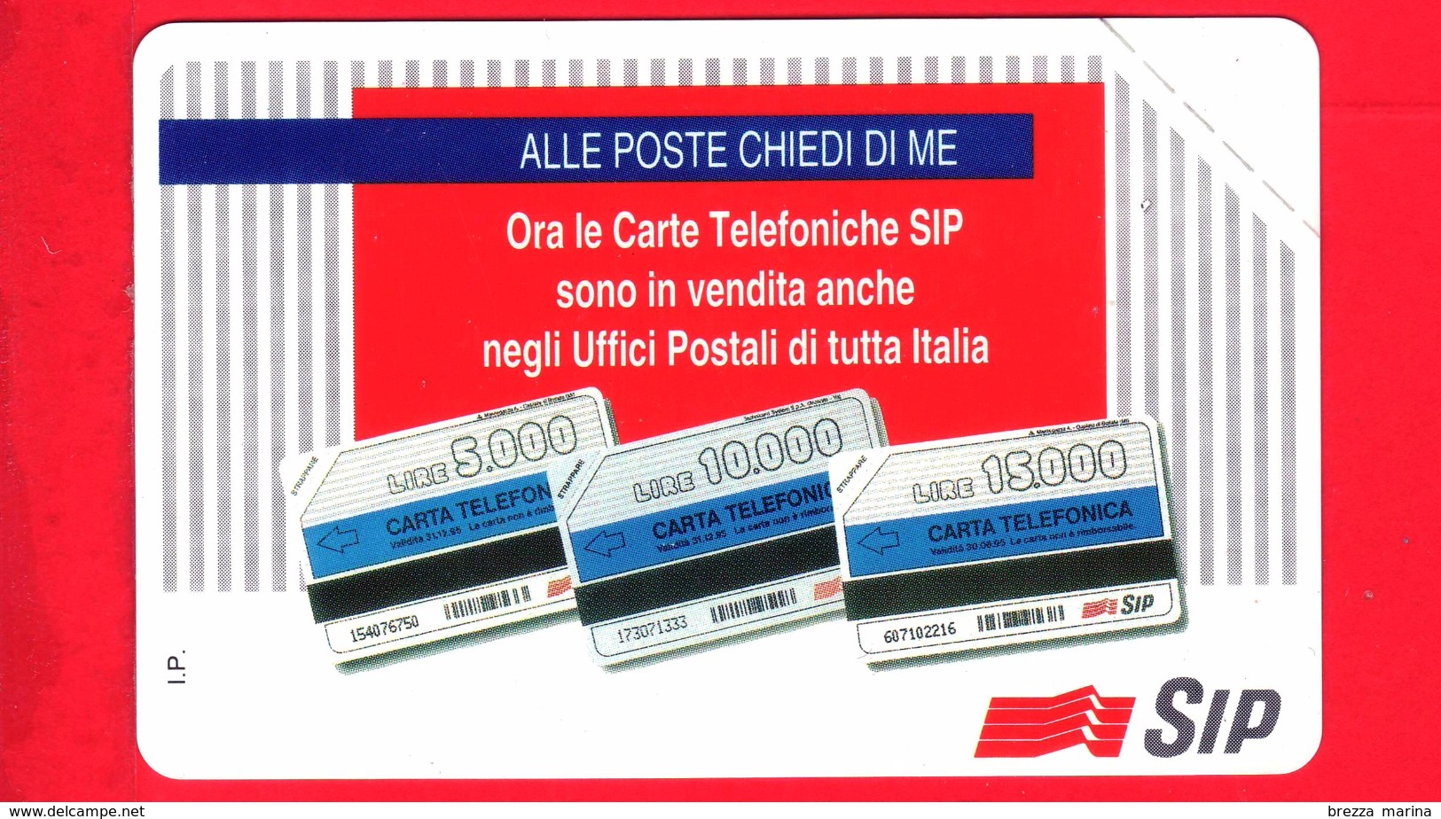 Nuova - MNH - ITALIA - Scheda Telefonica - SIP - PROTOTIPI E PROVE - N. 5292 - Alle Poste Chiedi Di Me - Tests & Services