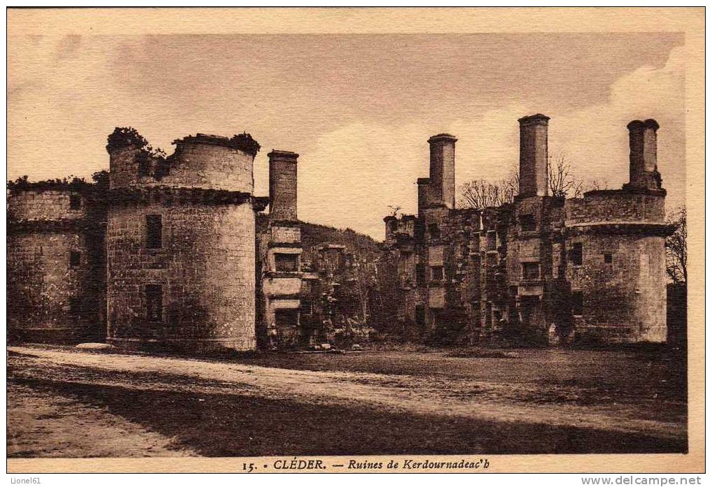 CLEDER : (29) Ruines De Kerdournadeae'b - Cléder