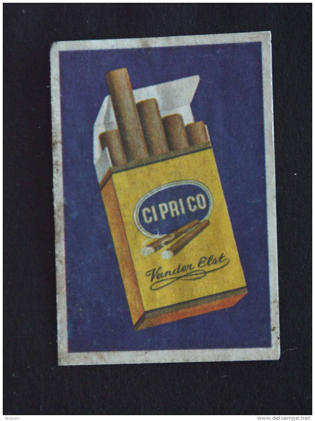 Matchbox Label CIPRICO Vander Elst Cigares  Sigaren - Boites D'allumettes - Etiquettes