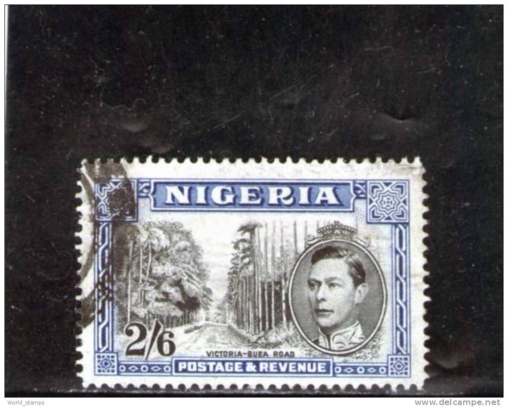 NIGERIA 1938-51 USED PERF 14 - Nigeria (...-1960)