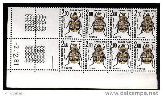 CD Taxe N° 107 - 02/12/81  - 8 Timbres  NEUFS** Sans Charnière - Cote 10.90e - Postage Due