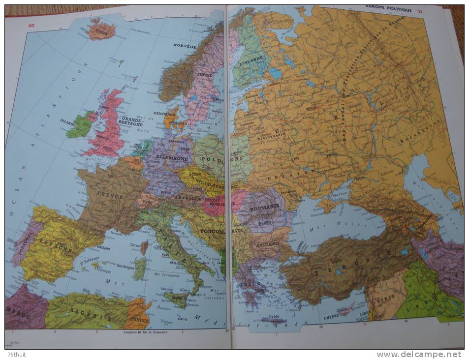 1965 - ATLAS LAROUSSE CLASSIQUE - Donald CURRAN / Michel COQUERY - Dictionaries